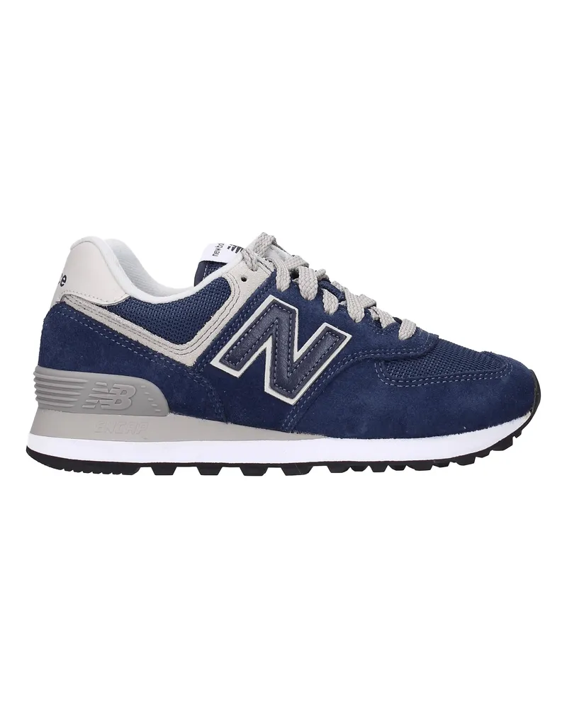New Balance Damens Wildlederblau/Jeans-Sneaker -
