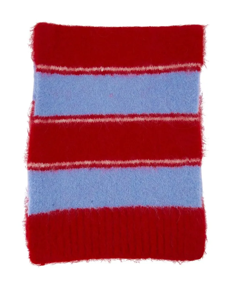 Samsøe & Samsøe Sajeanne Schal Samsoe Samsoe Wolle Rot/Blau Rot