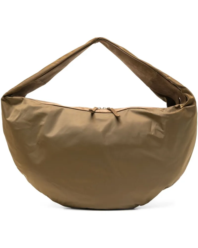 KHAITE Olivia Sport Xl Nylon Hobo -Tasche Ochre