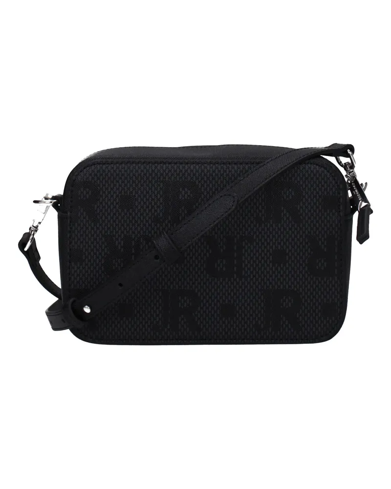 John Richmond Damens Umhängetasche Polyurethan Schwarz/Grau -