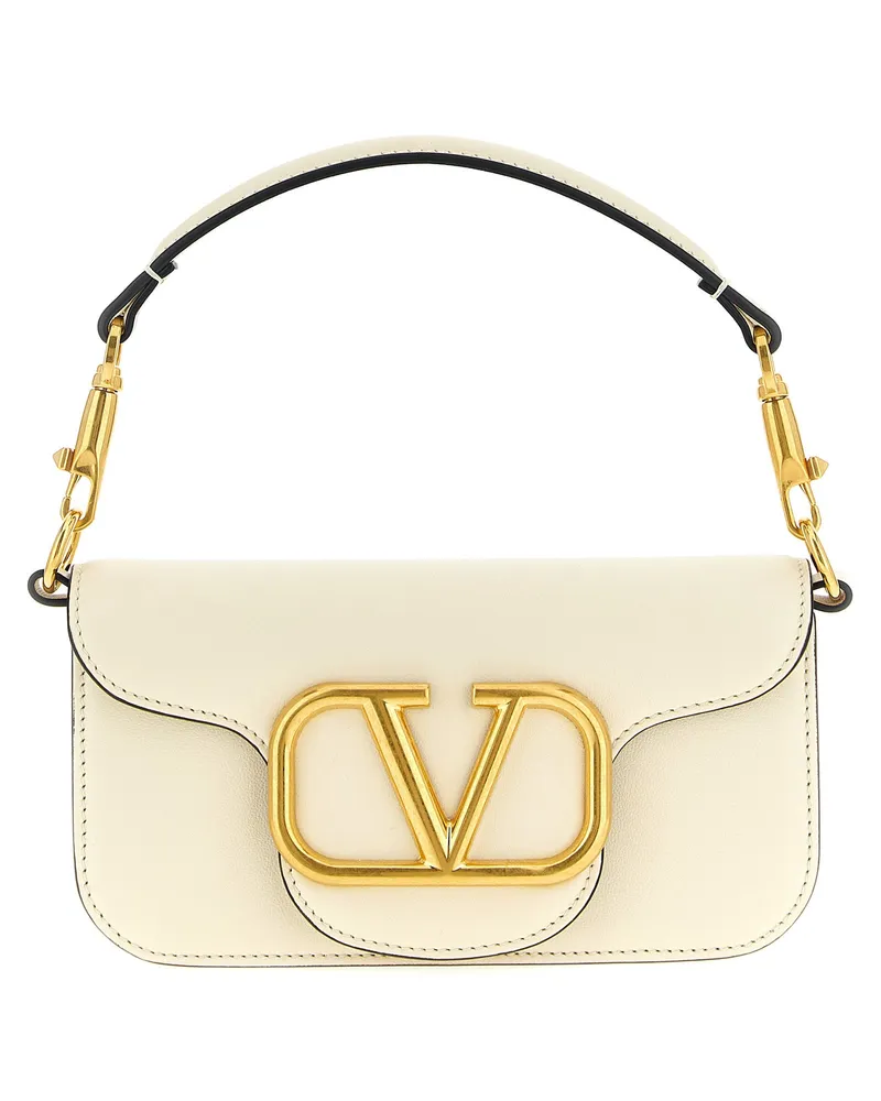 Valentino Garavani Valentino Garavani 'Locò' kleiner Umhängetasche White