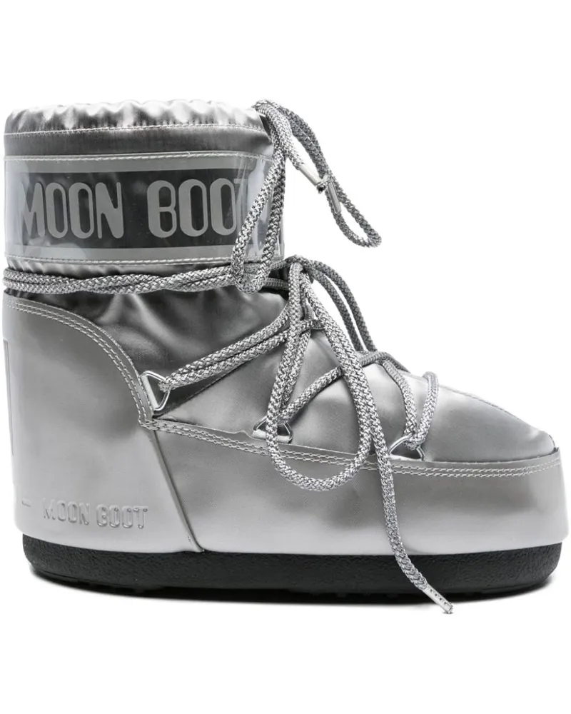 Moon Boot Flache -Schuhe Metalizzati