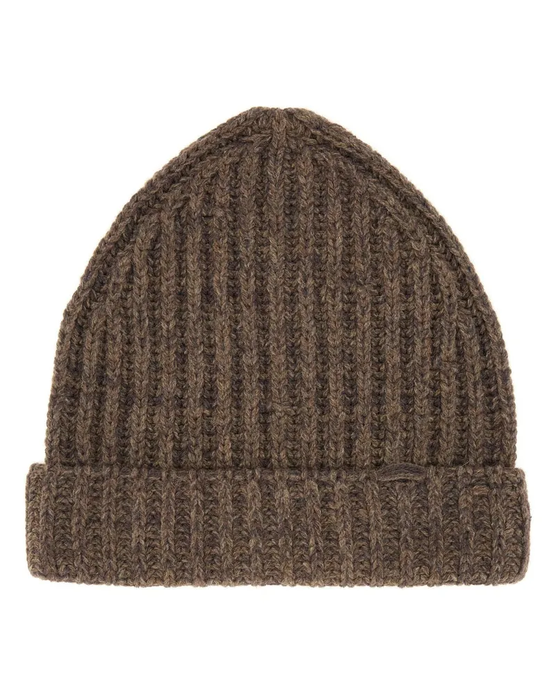 Maison Margiela Wolle und Baumwollmischung Mischung Brown