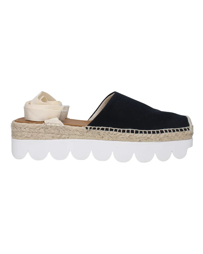 Marni Damens Blaue Espadrillas aus Stoff -