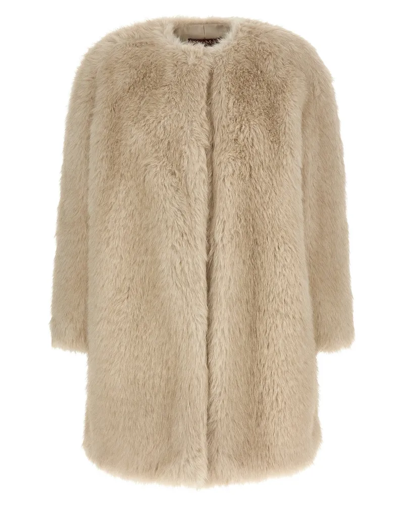 Max Mara Eros' Mantel Beige