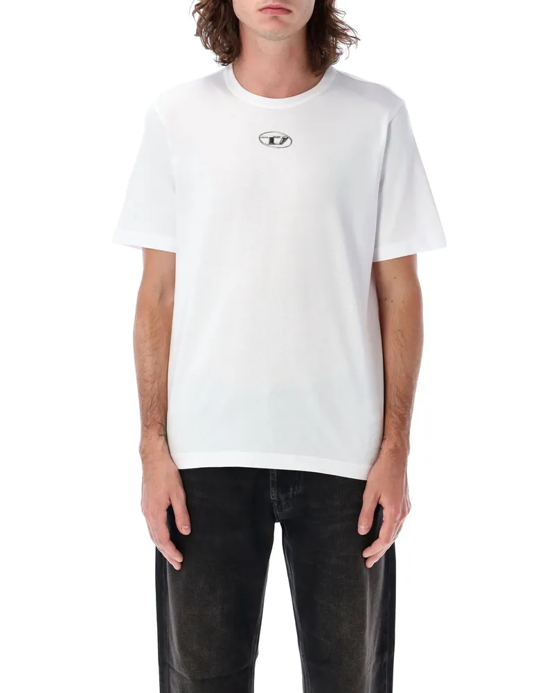 Diesel T-Shirts und Polos Weiß White