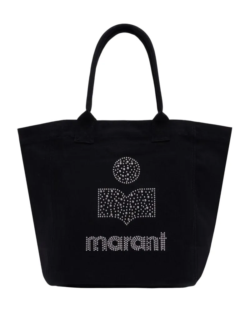 Isabel Marant Yenky Gf Shopper-Tasche  Baumwolle Schwarz Schwarz