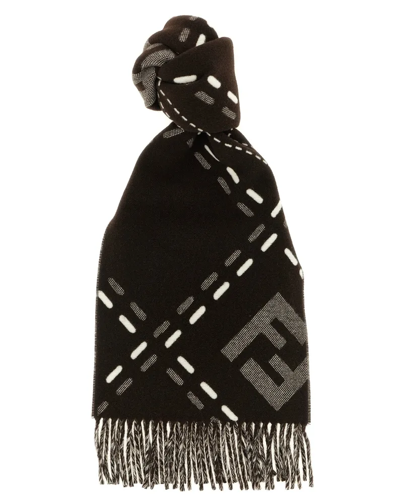 Fendi Fendi' Schal Brown