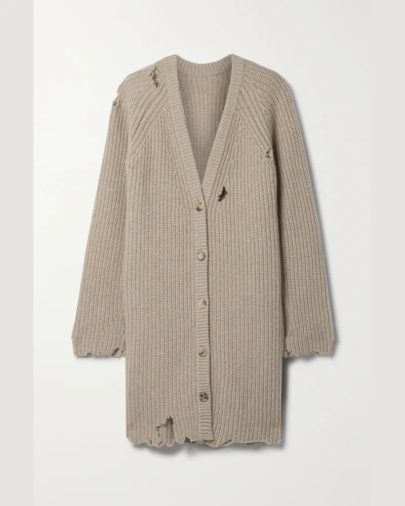 KHAITE Rory Destgierte Strickjacke 