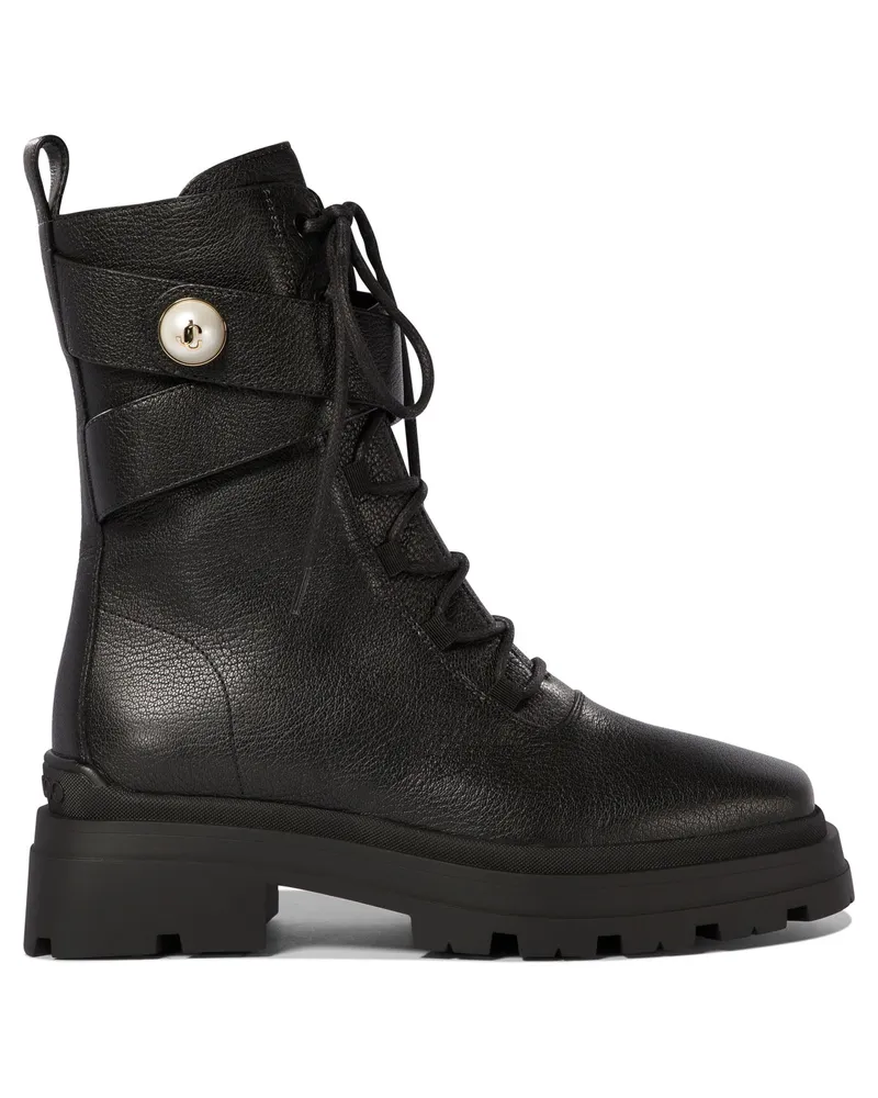 Jimmy Choo Noemi 45" Kampfstiefel Black