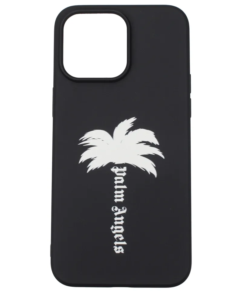 Palm Angels I Handyhülle für I Phone 15 Pro M Männer's Polyurethan Schwarz -