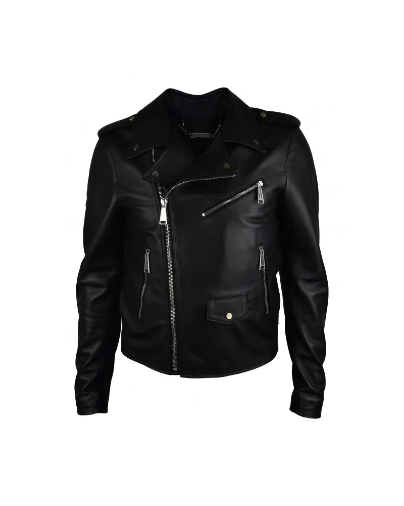 Philipp Plein Perfecto Jacke Black