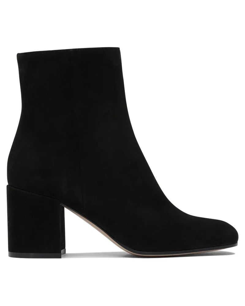 Gianvito Rossi Joelle 70mm“ Stiefeletten mit Reißverschluss Black