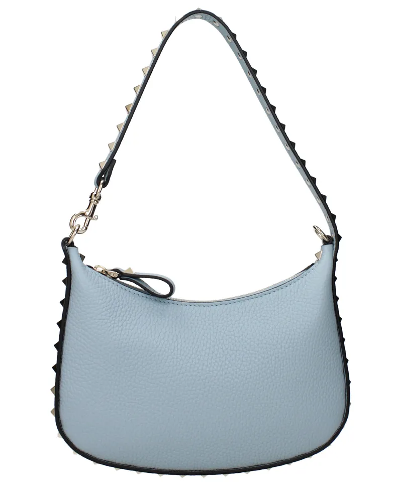 Valentino Garavani Damens Umhängetaschen aus Celeste/Soft Sky-Leder -