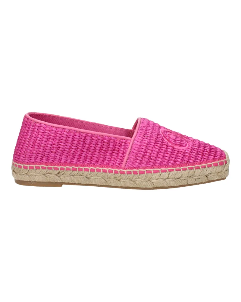 Max Mara Damens Weekend Espadrillas Stoff in Fuchsia/Orchidee -