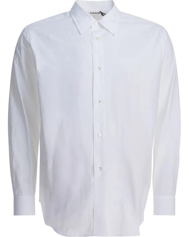 AURALEE Baumwollhemd White
