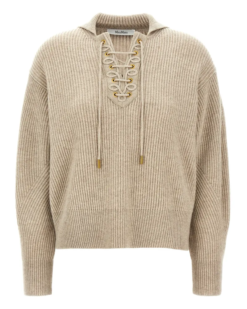 Max Mara Eccelso' Pullover Beige