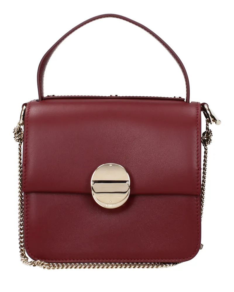 Chloé Chloé -Frauen 's Handtaschen rot und dunkelrotes Leder -