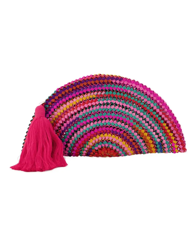 Nannacay Valentina Dreamscape Clutch  Multi -Baumwolle Multicolor