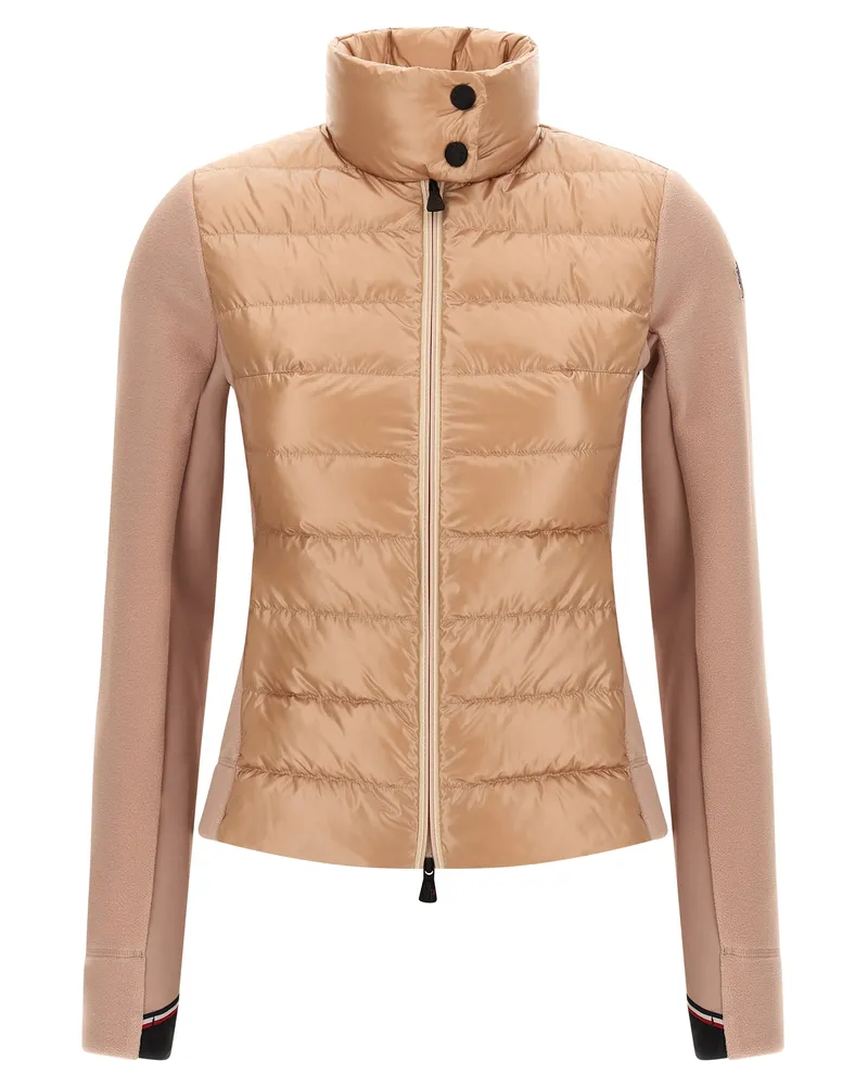 Moncler gepolstertes Weste-Sweatshirt Pink