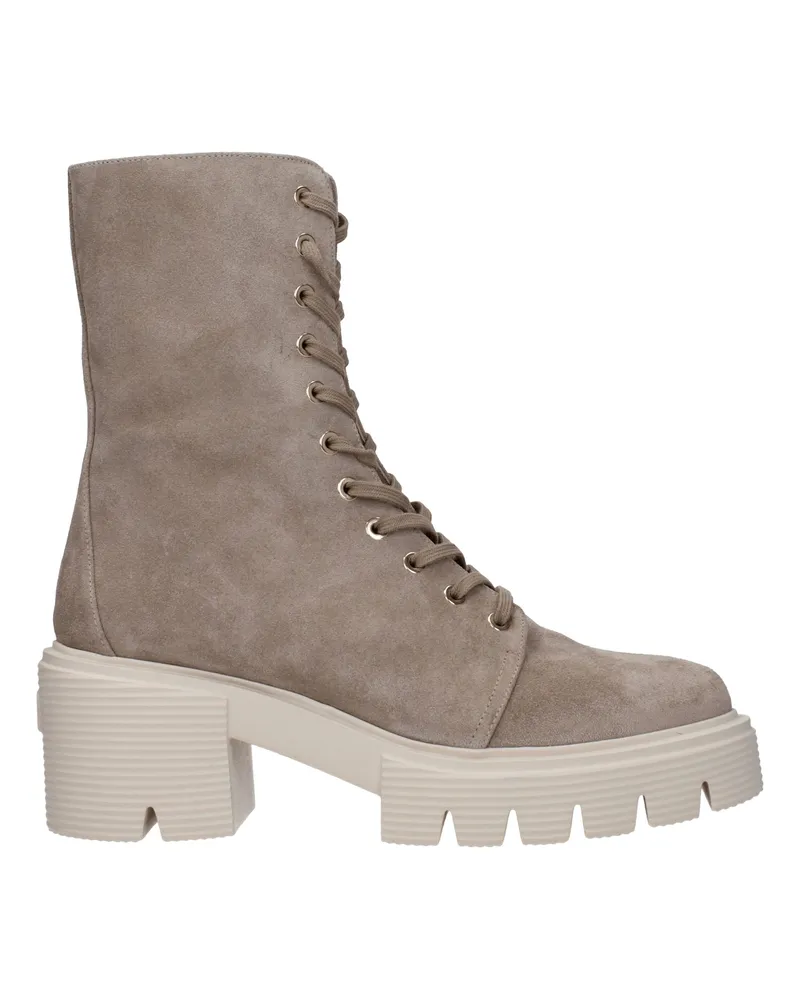 Stuart Weitzman Stiefel Soho Frauen Wildleder Beige/Milch -