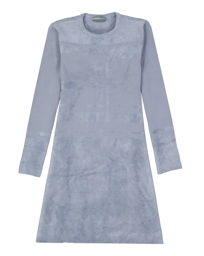 Alberta Ferretti Virgin Wollkleid Gray