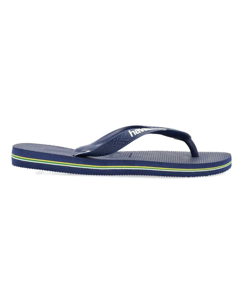 Havaianas flache Schuhe blau Blue