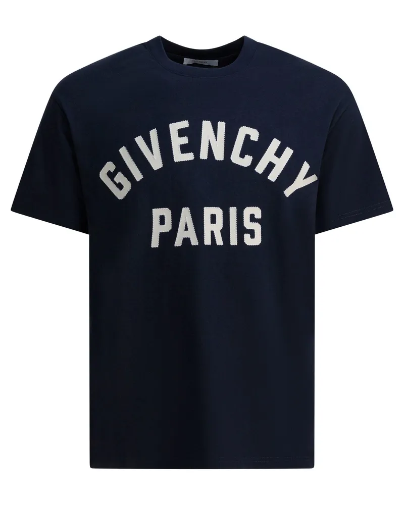 Givenchy Givenchy Paris“ T-Shirt Blue