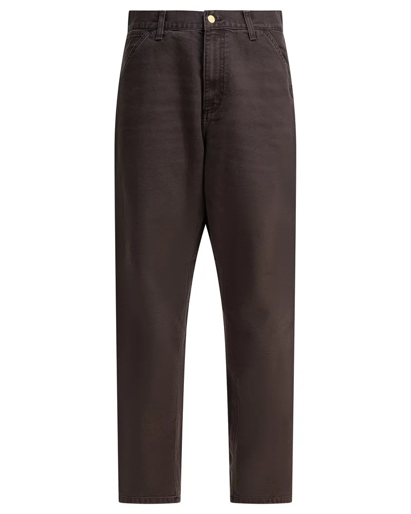 Carhartt WIP Single Knee“-Hose Brown