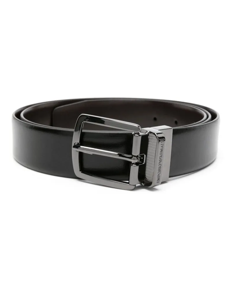 Emporio Armani Ledergürtel Black