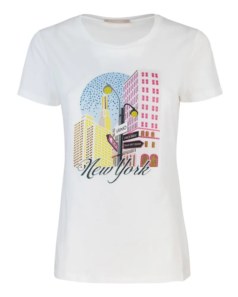Liu Jo T Shirt Bianca Con Stampa White