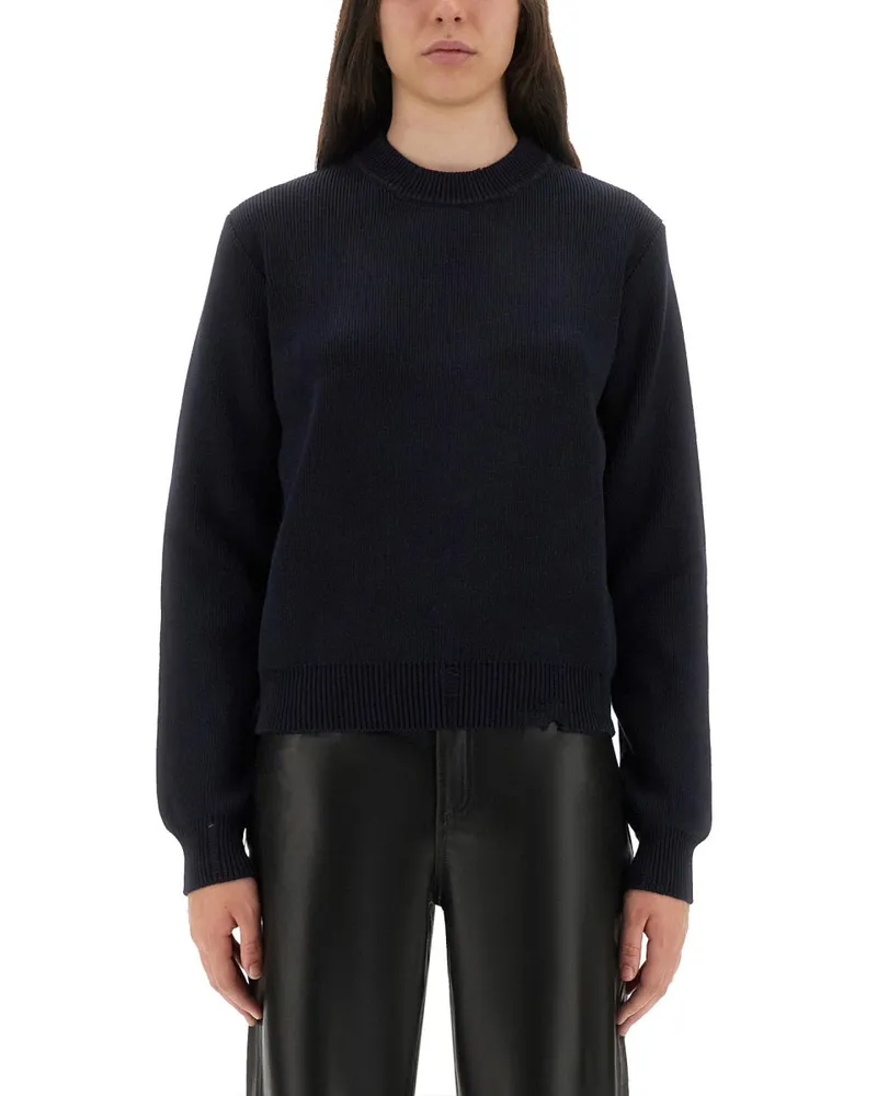 Golden Goose Goldener Gans Baumwolltrikot Blue