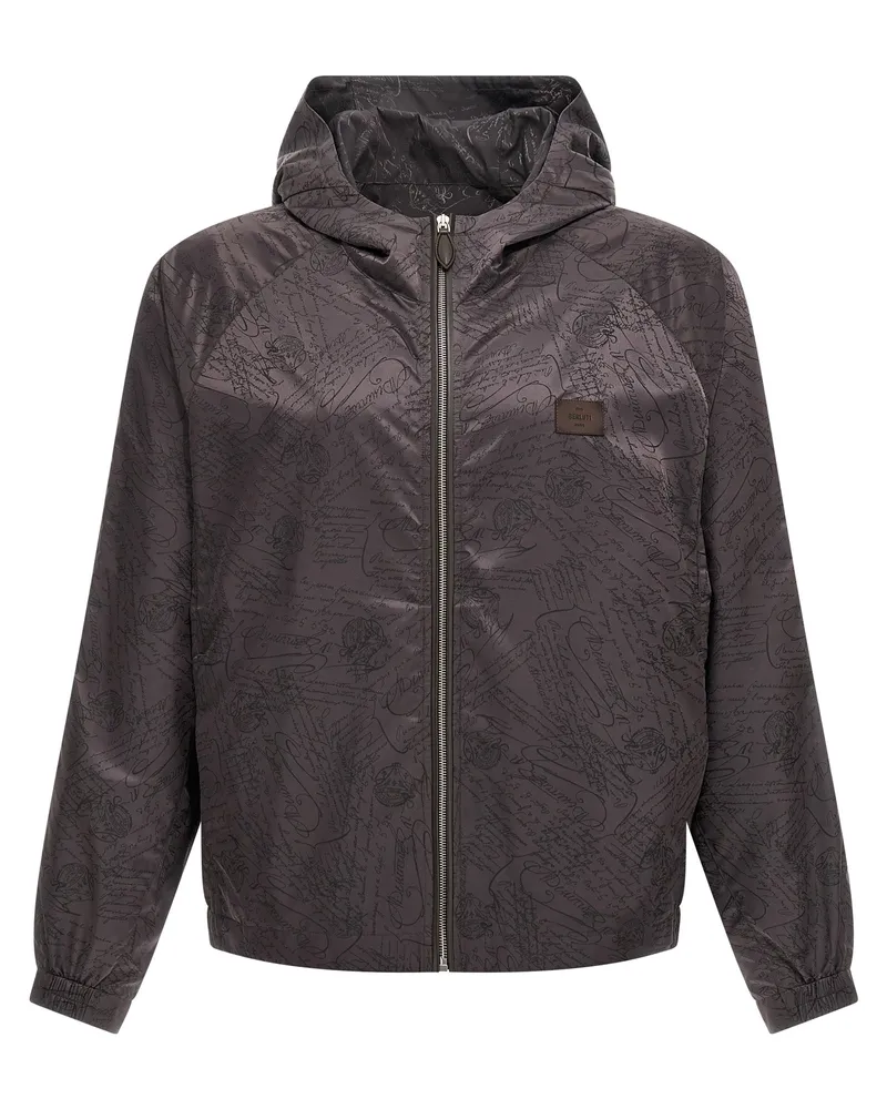 Berluti Scritto' Jacke Gray