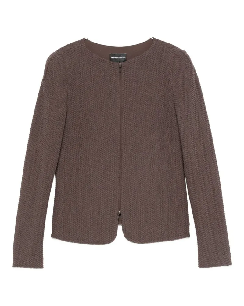 Emporio Armani Cotton Blazer Blazerjacke Dove