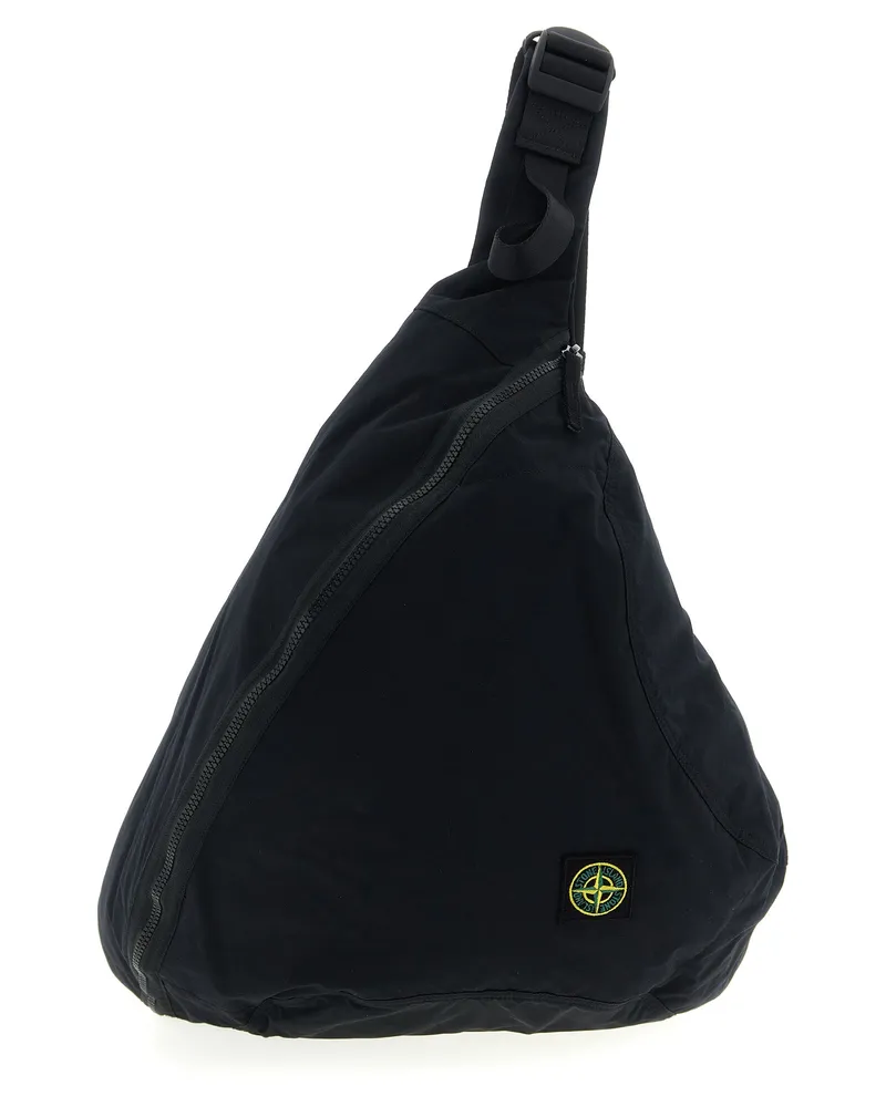 Stone Island One-Shoulder-Rucksack von Black