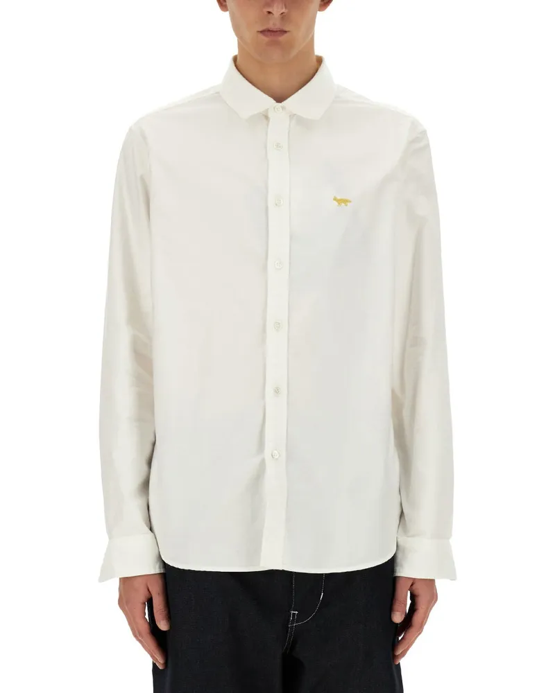 Junya Watanabe n Junya Watanabe Mann x Maison Kitsune -Hemd White