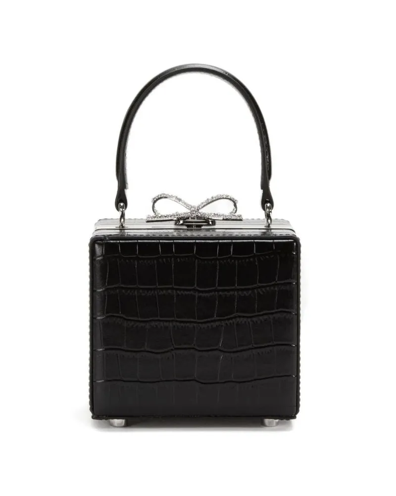 Self-Portrait Self -Portrait -Mikro -Lederhandtasche Black