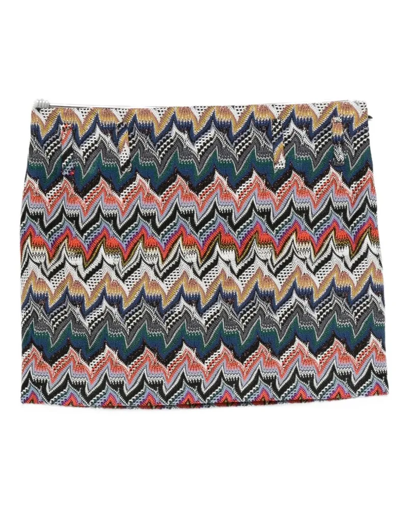 Missoni Wolle Mischung Minirock Multicolour