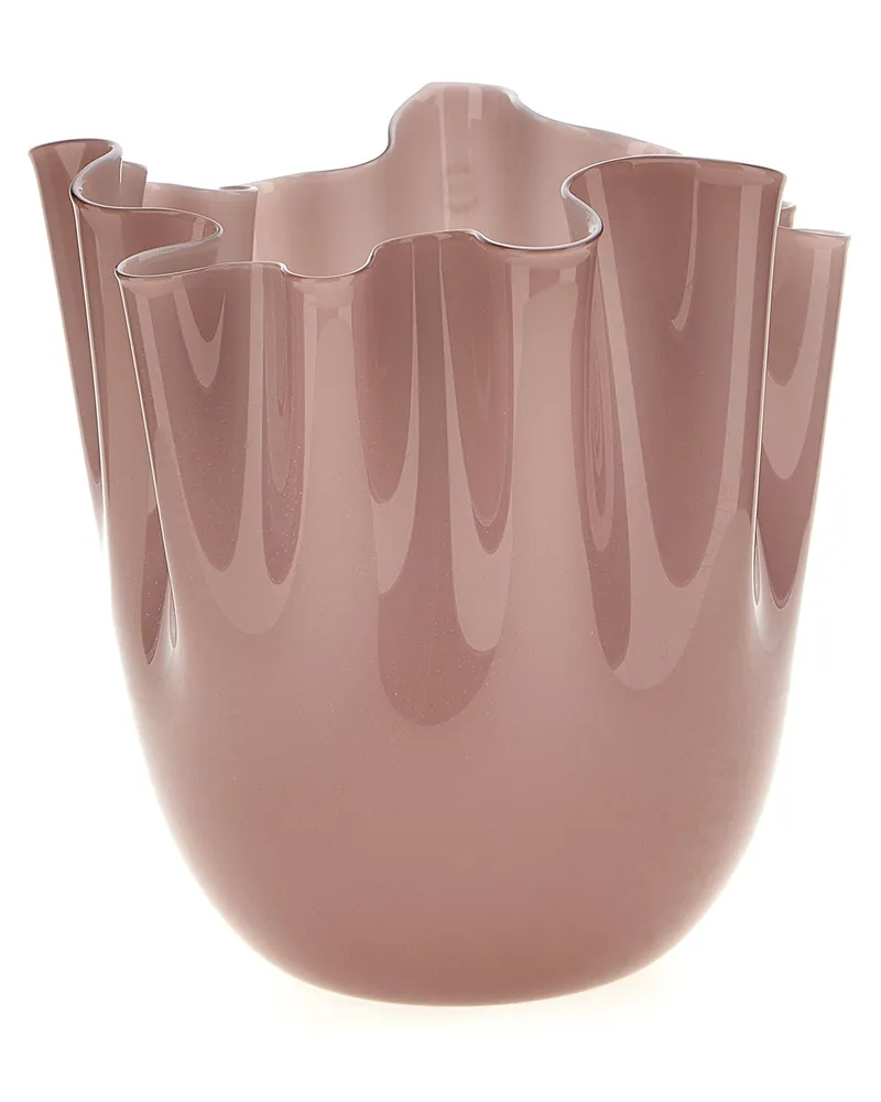 Venini Fazzoletto' Vase Purple