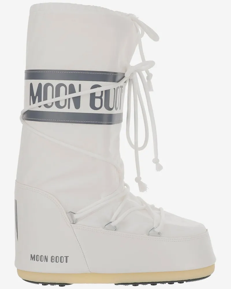 Moon Boot Ikonische hohe Moon Boots aus Nylon White