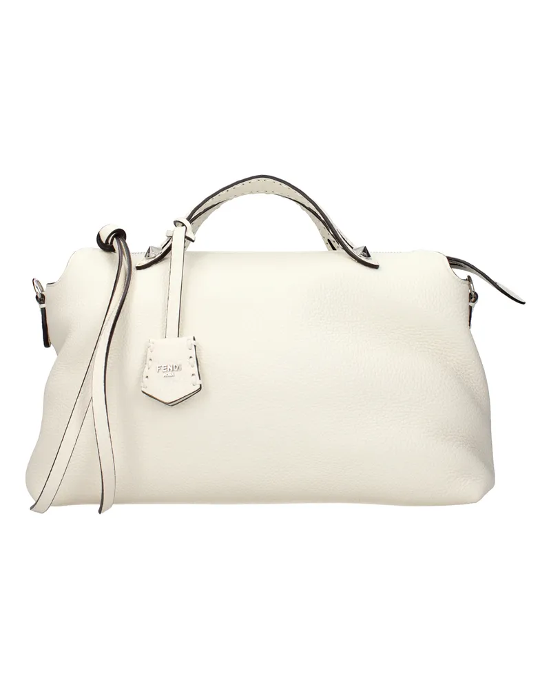 Fendi Handtaschen By The Way Damens Weißes Leder -