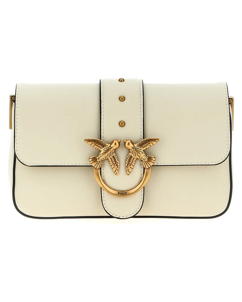 Pinko Love One Mini' Crossbody -Tasche White