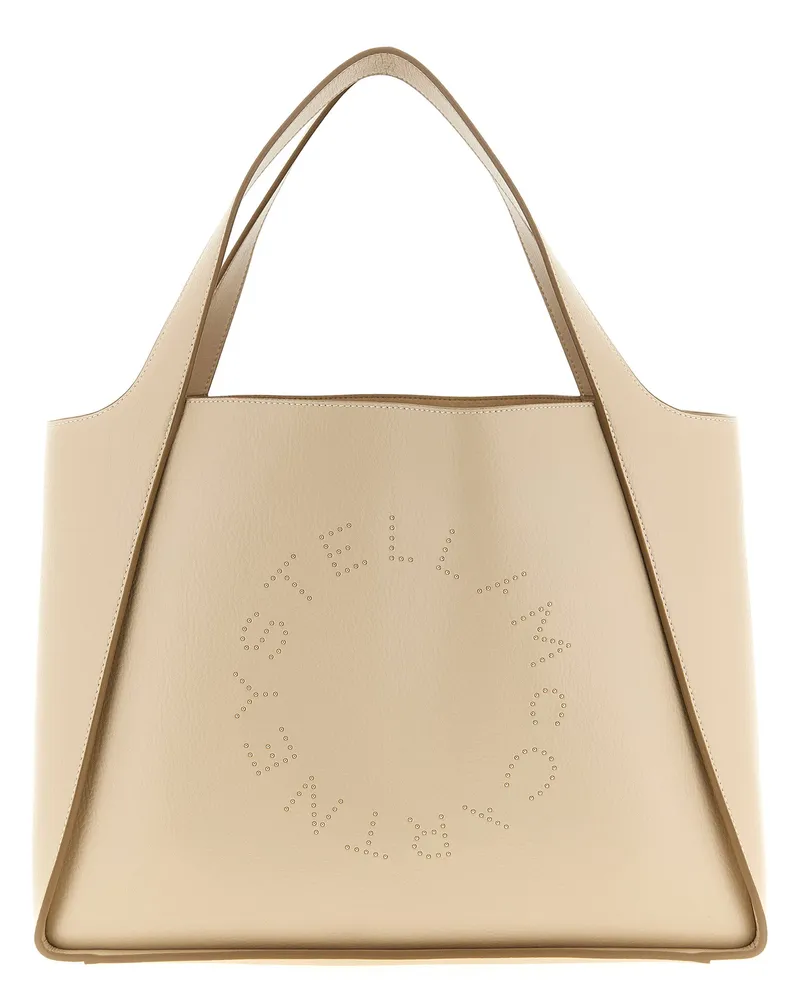 Stella McCartney Einkaufstasche „The Logo Bag Beige