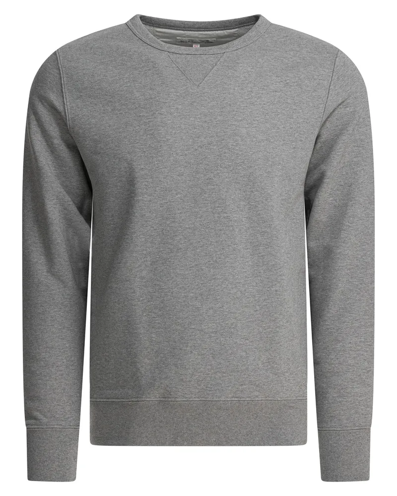 Merz b. Schwanen Loopwheeled“ Rundhals-Sweatshirt Grey