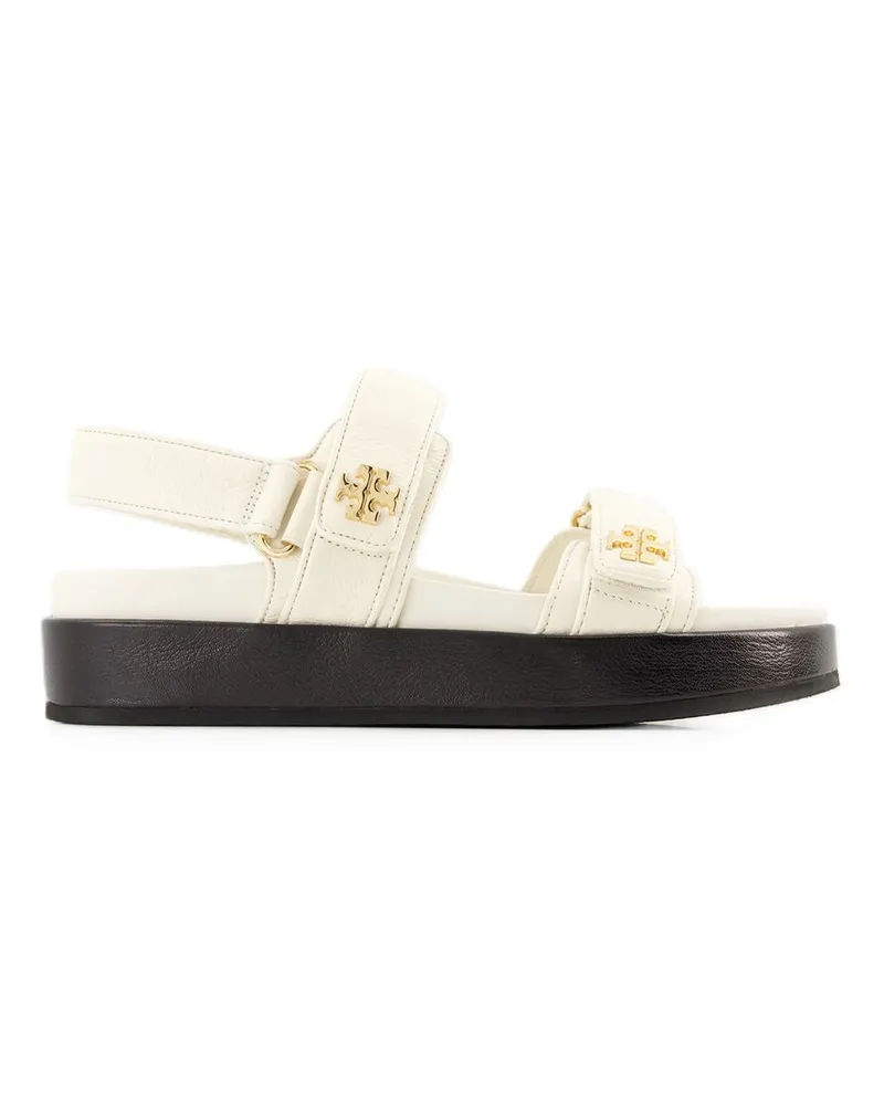 Tory Burch Kira Sport Sandals  Leder neues Elfenbein White