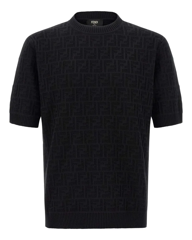Fendi Ff Pullover Black