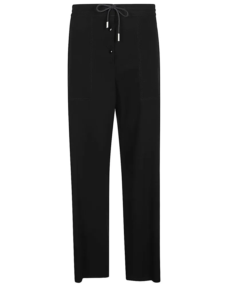 The Row Die Reihe Draw String Wollhose Black