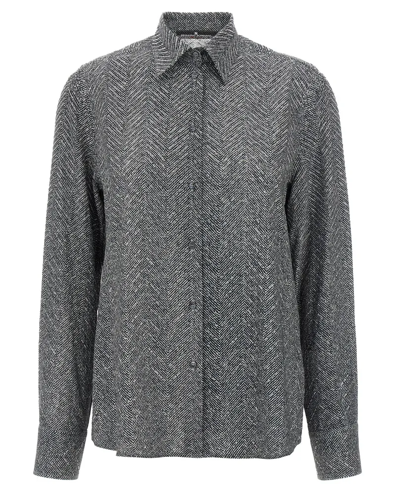 Ermanno Scervino Strass -Hemd Gray