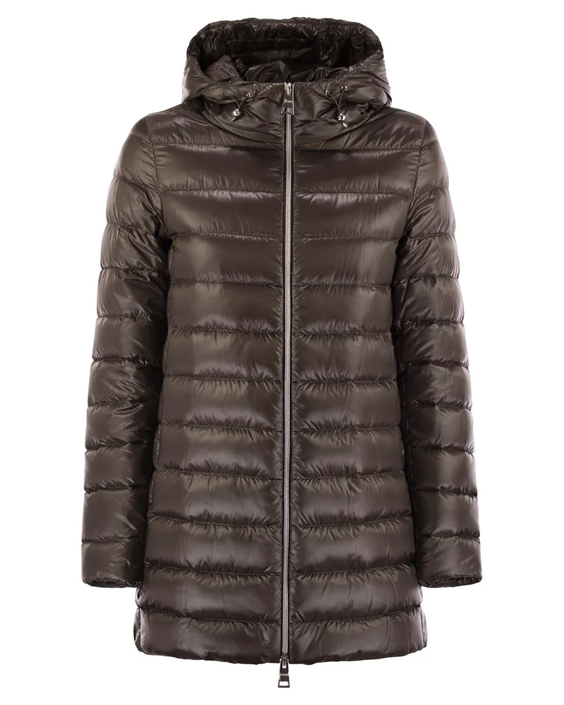 Herno eine Form in ultraleichtem Nylon Brown