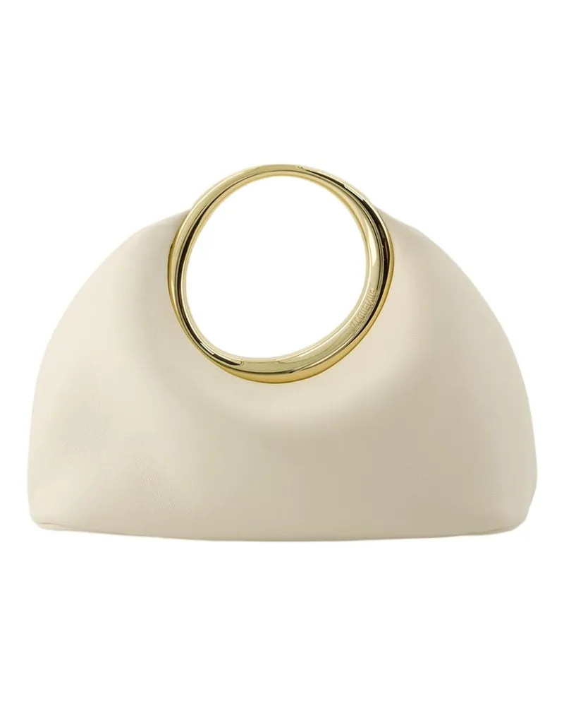 Jacquemus Le Petit Calino  Leder Weiß Weiß